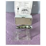 Collectible Wooden Fly Rod Flatfish F-6 Fishing Lure with Box