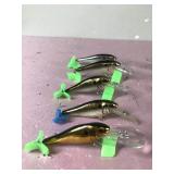 Lot of 10 Bagley Bass N Shad Fishing Lures