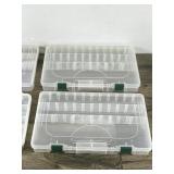 4 - Plastic Plano and Cabelas Tackle Boxes