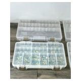 4 - Plastic Plano and Cabelas Tackle Boxes