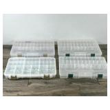 4 - Plastic Plano and Cabelas Tackle Boxes