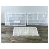 3 - Plastic Plano Tackle Boxes