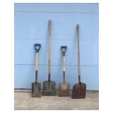 4 - Flat Nose Shovels