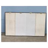 Vintage Shanghai Byobu 4 Panel Folding Wall Art Screen