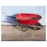Red Wheel Barrel