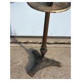 Vintage Cast Iron Dragon Ashtray Stand