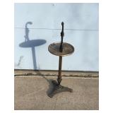 Vintage Cast Iron Dragon Ashtray Stand