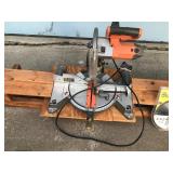 Rigid 10” Miter Saw Mounted on Platform with Extra New Blade