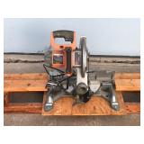 Rigid 10” Miter Saw Mounted on Platform with Extra New Blade
