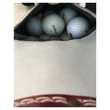 Miller Golf Bag with Clubs, Golf Balls, Nike Golf Shoes, Ty’s and More - See pictures for clubs