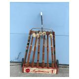 Vintage Sears Ted Williams Croquet Set