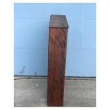 Vintage Solid Wood 4 Tier Shelving Unit