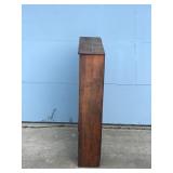 Vintage Solid Wood 4 Tier Shelving Unit