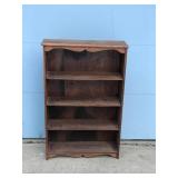 Vintage Solid Wood 4 Tier Shelving Unit