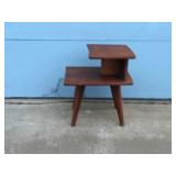 Vintage 2 Tier Solid Wood End Table