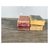2 - Really Old Winchester Ammo Boxes with Ammo in them - see description for more info