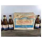 Vintage Hamm’s Beer Cardboard 12 Pack of 12oz Bottles