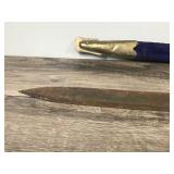 Vintage Pirate Sword with Brass Handle and Sheath  - Handle is Shaped like some type of Creature