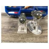 Flambeau Double Sided Tackle Box with Fishing Lures on one side