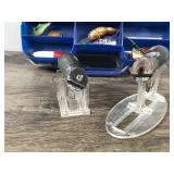 Flambeau Double Sided Tackle Box with Fishing Lures on one side