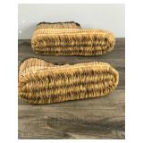 Vintage Hand Made Japanese Straw Shoes