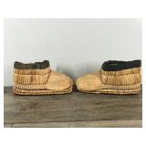 Vintage Hand Made Japanese Straw Shoes