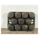 Vintage Cast Iron Muffin Pan