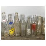 Lot of Vintage Beverage Bottles - see description for more info