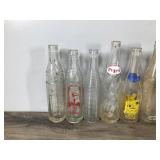Lot of Vintage Beverage Bottles - see description for more info