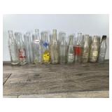 Lot of Vintage Beverage Bottles - see description for more info