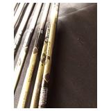 9 Gold Tip Arrows #5575