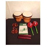 Bongos, Morroccos, sticks, how to play banjo books and more