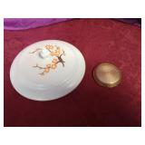 2 vintage powder boxes