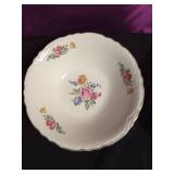 2 Vintage floral design serving bowls
