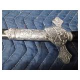 Vintage Knights of Columbus sword by Lynch and Elly with sheath and belt holster