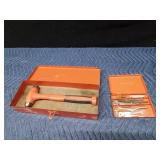 2 Vintage metal Snap-On toolboxes with tools