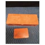 2 Vintage metal Snap-On toolboxes with tools