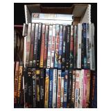 2 Boxes DVDs and 1 Titanic VHS set