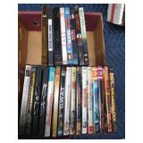 2 Boxes DVDs and 1 Titanic VHS set