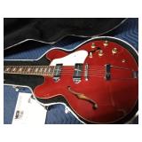 Epiphone Casino Archtop Electric guitar with case and keys - Works great