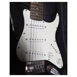 Squier mini fender electric guitar with strap and soft case - Works