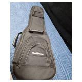 Squier mini fender electric guitar with strap and soft case - Works