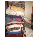 Lot of blankets, comforters, Quilt, pillow cases, fitted/top sheets and more