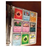 Binder of 90 Pokemon trading cards