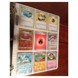 Binder of 90 Pokemon trading cards
