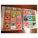 Binder of 90 Pokemon trading cards