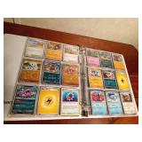 Binder of 9+0 Pokemon trading cards