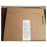 Signed and numbered framed print of Brainerd MN series sponsored by Brainerd fire dept. "Crossing at Dawn" 137/200 by J. D. Speltz