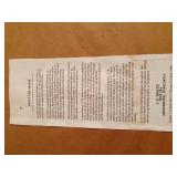 Signed and numbered framed print of Brainerd MN series sponsored by Brainerd fire dept. "Crossing at Dawn" 137/200 by J. D. Speltz