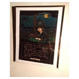 A vintage screen print from Vietnam